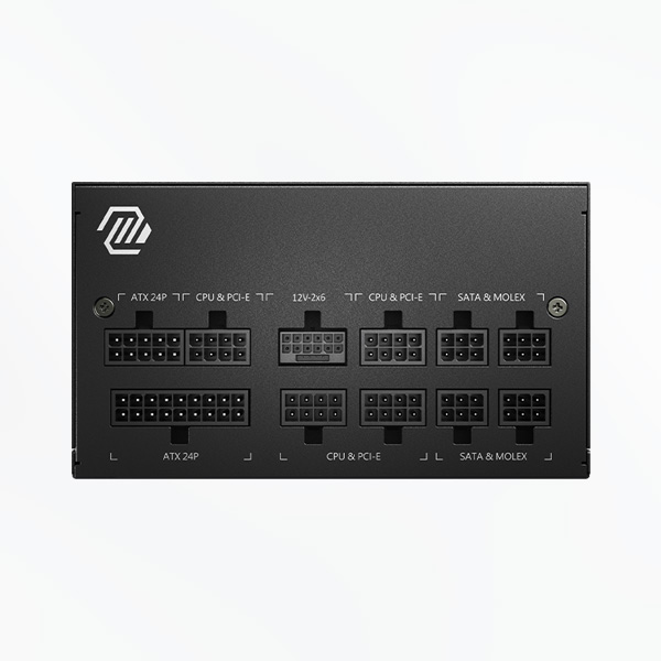 MSI MAG A850GL PCIE 5.1 ATX 3.1 850 Watt 80 Plus Gold Fully Modular - Image 5